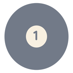 Silhueta de um círculo de bola Desenho PNG