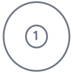 Golpe de bola de un círculo Diseño PNG