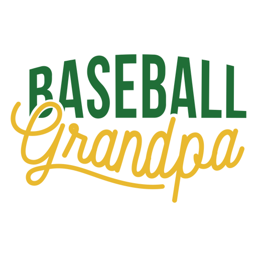 Download Baseball grandpa badge sticker - Transparent PNG & SVG ...