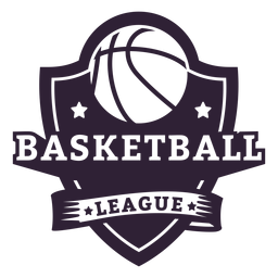 Basketball-Liga-Ballspiel-Abzeichen-Jahrgang PNG-Design