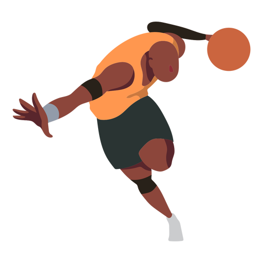 Basketball Player Ball Player Shorts Flat - Transparent Png & Svg 