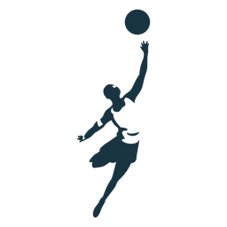 Camiseta de jogador de basquete bola jogador com silhueta detalhada Desenho PNG