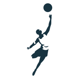 Jugador de baloncesto jugador de pelota pantalones cortos camiseta tiro silueta detallada