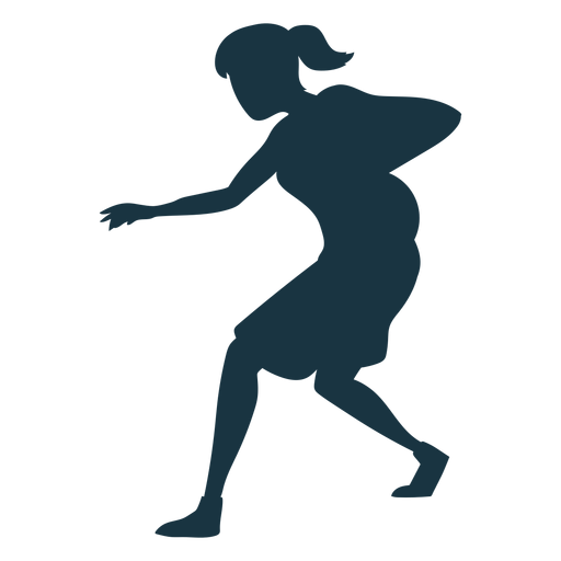 Basketball player female ball running player shorts accessory t shirt silhouette