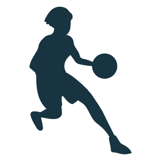 Design PNG E SVG De Silhueta Do ícone Da Bola De Basquete Para Camisetas