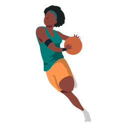 Shorts de jogador de basquete feminino shorts camiseta plana Desenho PNG