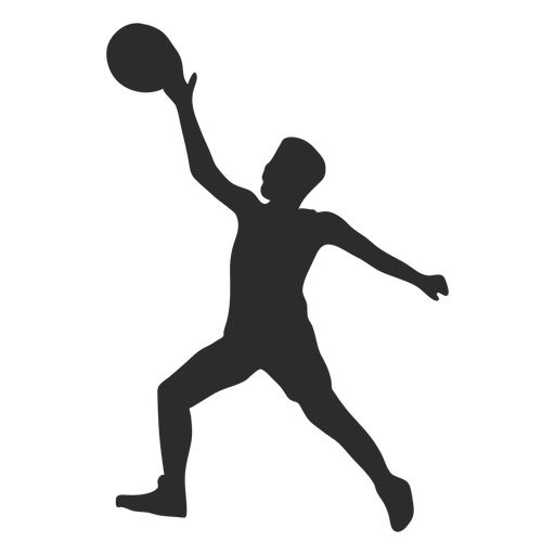 Basketball player player ball hand leg silhouette PNG Design