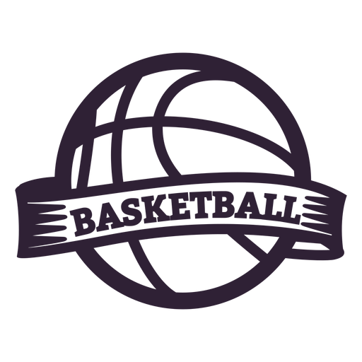 Design PNG E SVG De Distintivo De Bola De Basquete Para Camisetas