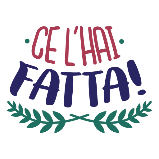 Cel&#39;hai fatta Punktniederlassungsaufkleber PNG-Design