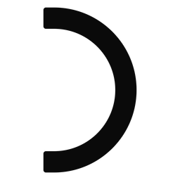 Silueta de arco arco de correa ch Diseño PNG