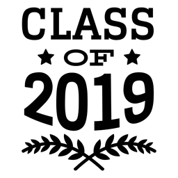 Classe de 2019 etiqueta da filial Desenho PNG