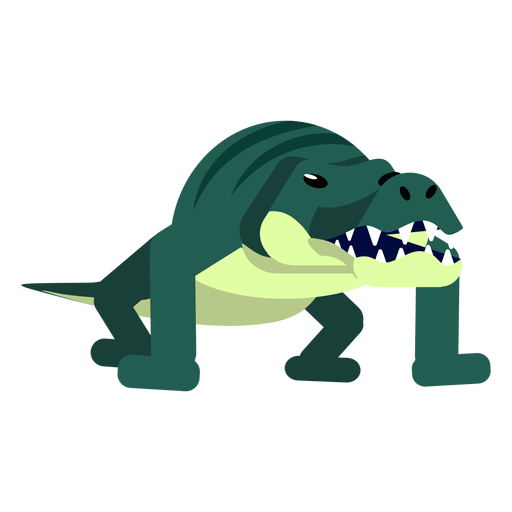 Crocodilo crocodilo listra mandíbulas cauda presa achatada