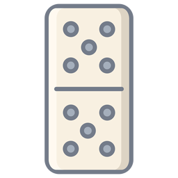 Domino dice five flat Desenho PNG