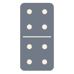 Domino dice quatro silhuetas Desenho PNG