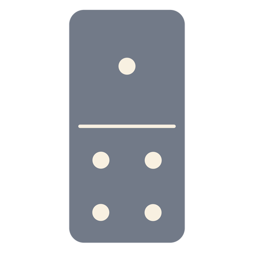 Domino dice one four silhouette PNG Design