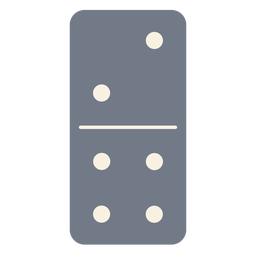 Domino dados dos cuatro siluetas Domino dados dos cuatro siluetas