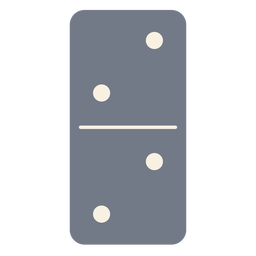 Domino dados dos silueta Diseño PNG
