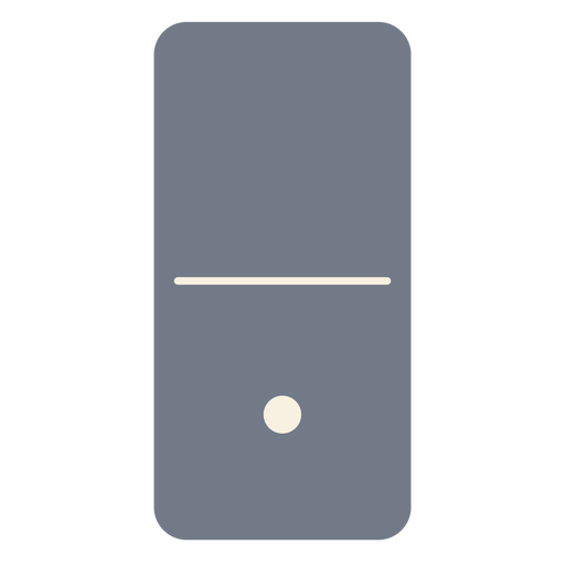 Domino eine Würfel Silhouette PNG-Design