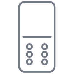 Golpe de seis dados de dominó Diseño PNG