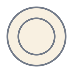 Esboço do círculo plano Transparent PNG