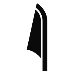 E cane leaf detailed silhouette PNG Design