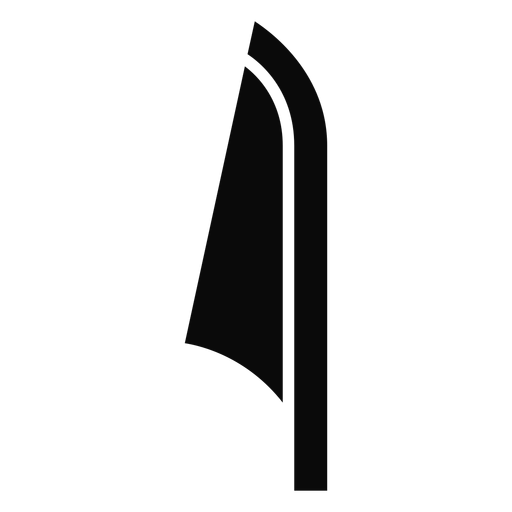 E cane leaf detailed silhouette PNG Design