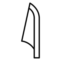 Golpe de caña de hoja E Diseño PNG