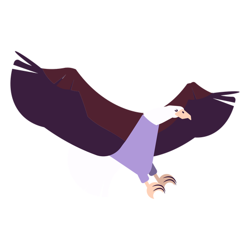Adlerflügel fliegen fliegende Schnabel Klaue flach gerundet PNG-Design