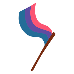 Polo de bandeira gay plana Polo de bandeira gay plana