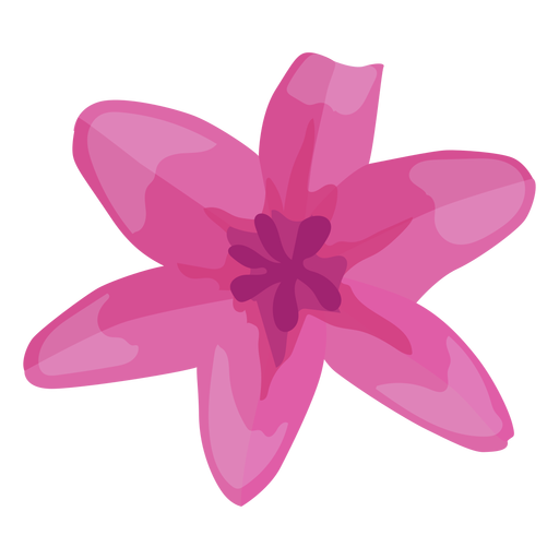 Flower bud petal flat PNG Design