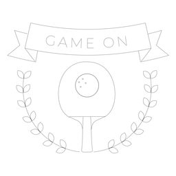 Juego en línea de badge de tenis. Juego en línea de badge de tenis.