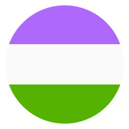 Plano de rayas de círculo de genderqueer Diseño PNG