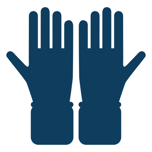 Handschuh Hand Finger Handfl?che Silhouette PNG-Design
