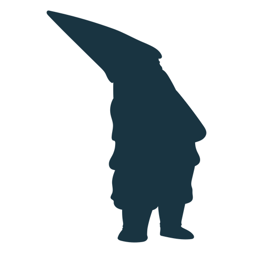 Gnome beard pygmy silhouette