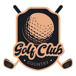 Logotipo de clube de clube de golfe Logotipo de clube de clube de golfe