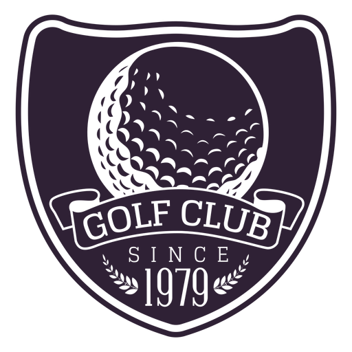 Adesivo de crach? de clube de golfe desde 1979 Desenho PNG