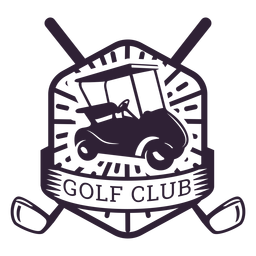 Golf club club wheel golf cart badge sticker