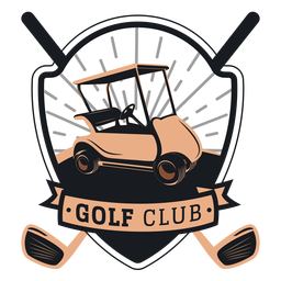 Golf Club Golf Cart Wheel Steering Wheel Club Logo PNG & SVG Design For ...