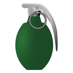 Ilustração do anel da guia da granada