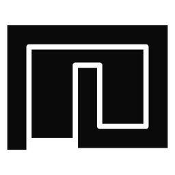 H labyrinth yard detailed silhouette H labyrinth yard detailed silhouette
