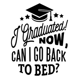 Ich habe einen Beschriftungsaufkleber absolviert PNG-Design
