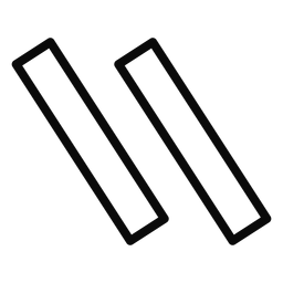 I pair trait stroke PNG Design