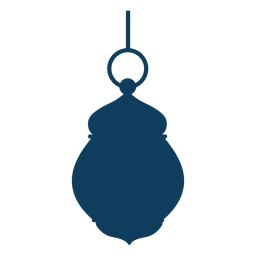 Icono lámpara lámpara anillo silueta Diseño PNG