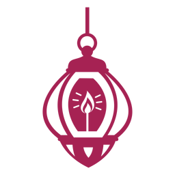 Lamp fire icon lamp detailed silhouette PNG Design