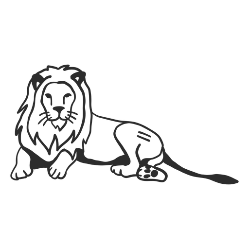 Download Lion King Tail Mane Doodle Transparent Png Svg Vector File