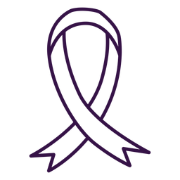 Schleifenband Band Schal Strich PNG-Design