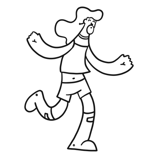 Man T Shirt Shots Hair Style Running Stroke Transparent Png