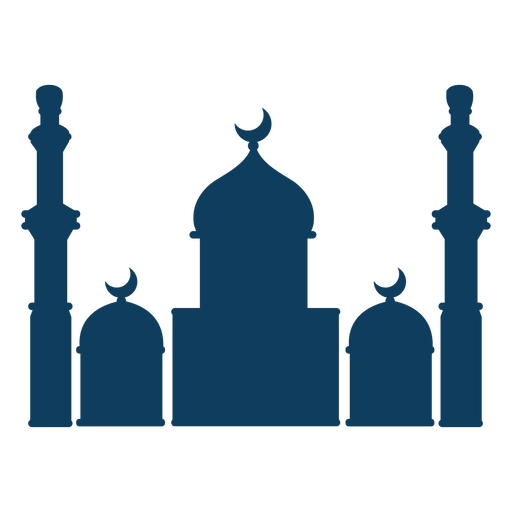 Mosque Dome Crescent Tower Silhouette Transparent Png Svg Vector File