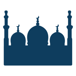 Mosque tower dome crescent silhouette Transparent PNG