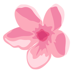 Pétala em botão de flor de orquídea plana Desenho PNG